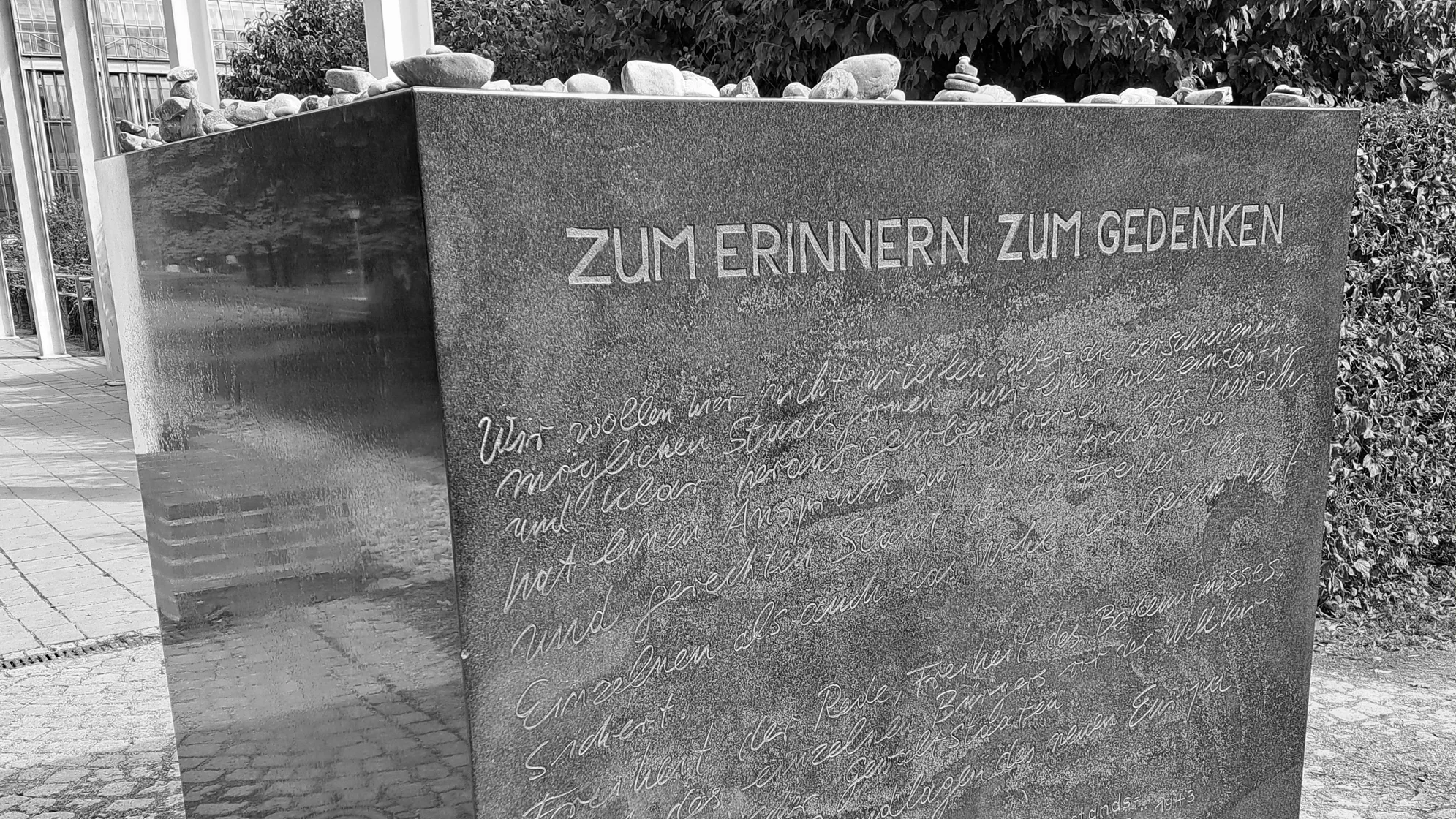 Gedenkstein Weise Rose, München